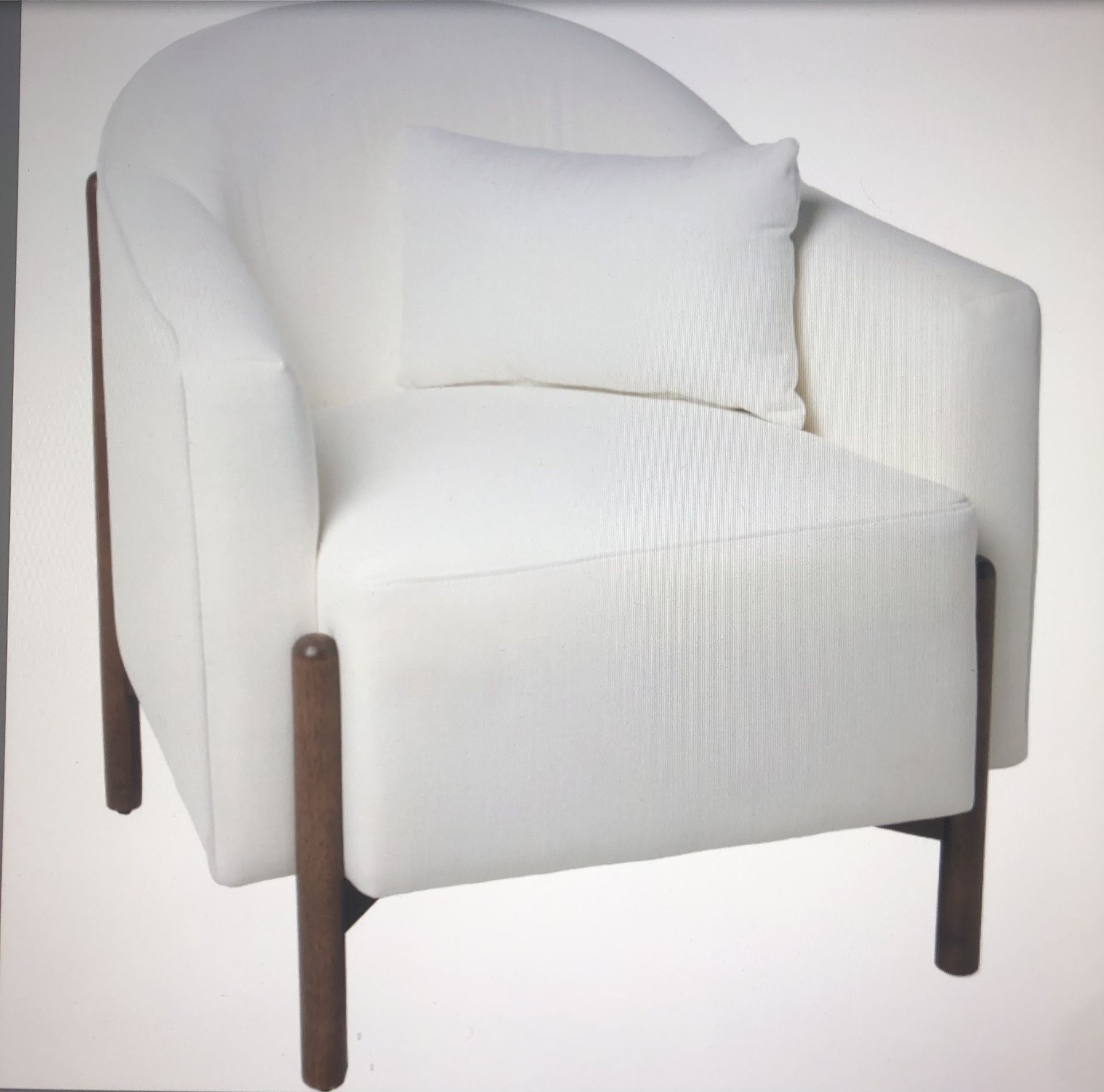 Jenny Upholstered Chair With Wooden Legs 