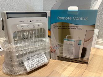 ❄️ Portable Personal Air Cooler with Remote – Like New – $45
