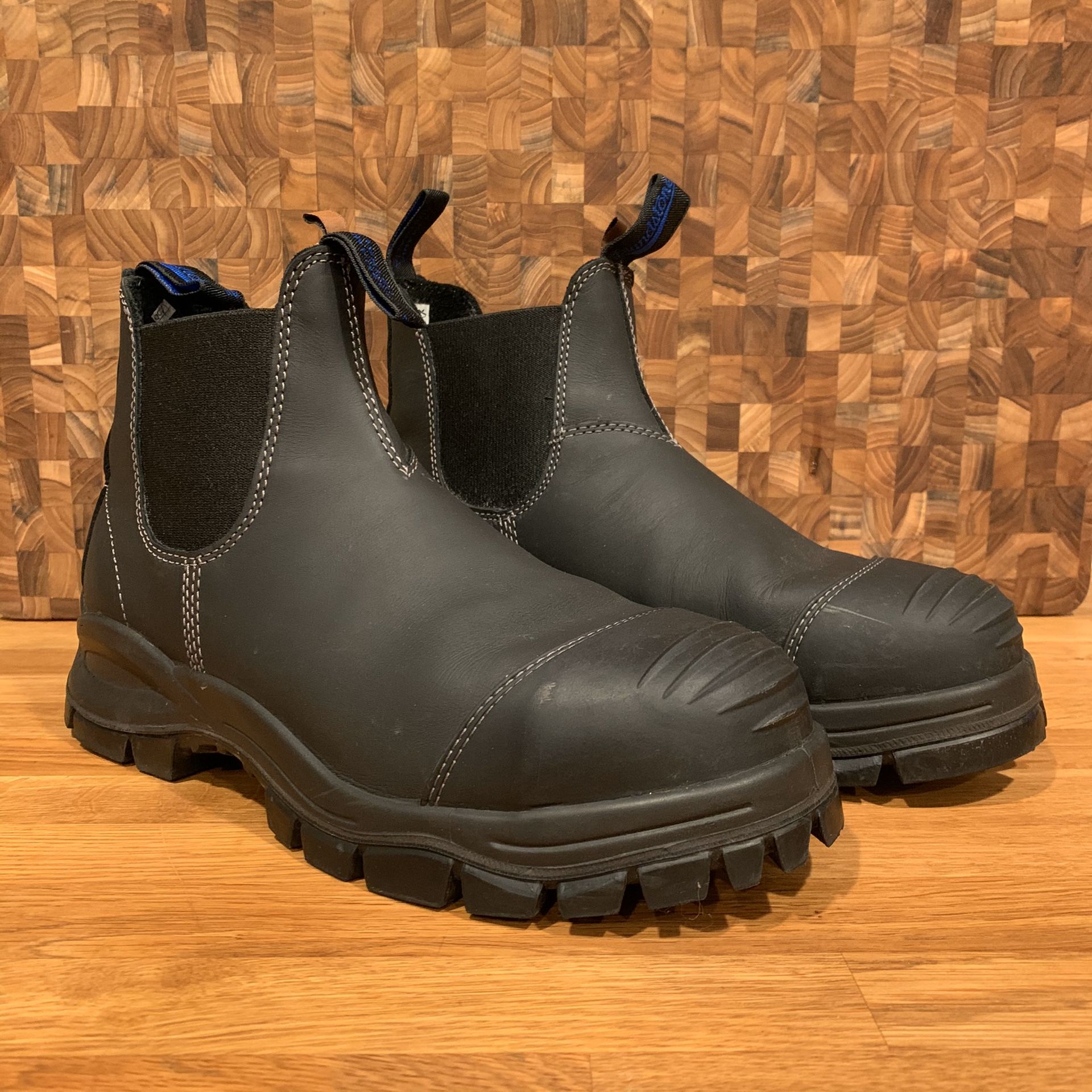 Men’s Black Blundstone Work Boots - Size 10