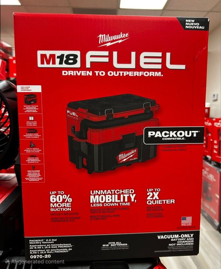 Milwaukee Vacuum 