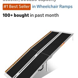 8 Ft Aluminum Wheel Chair Ramp 