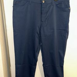 Adidas Pants Mens 34x30 Blue Ultimate 365 Lightweight Golf Golfer Taper Stretch