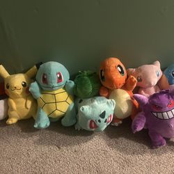 Pokemon Plushies 
