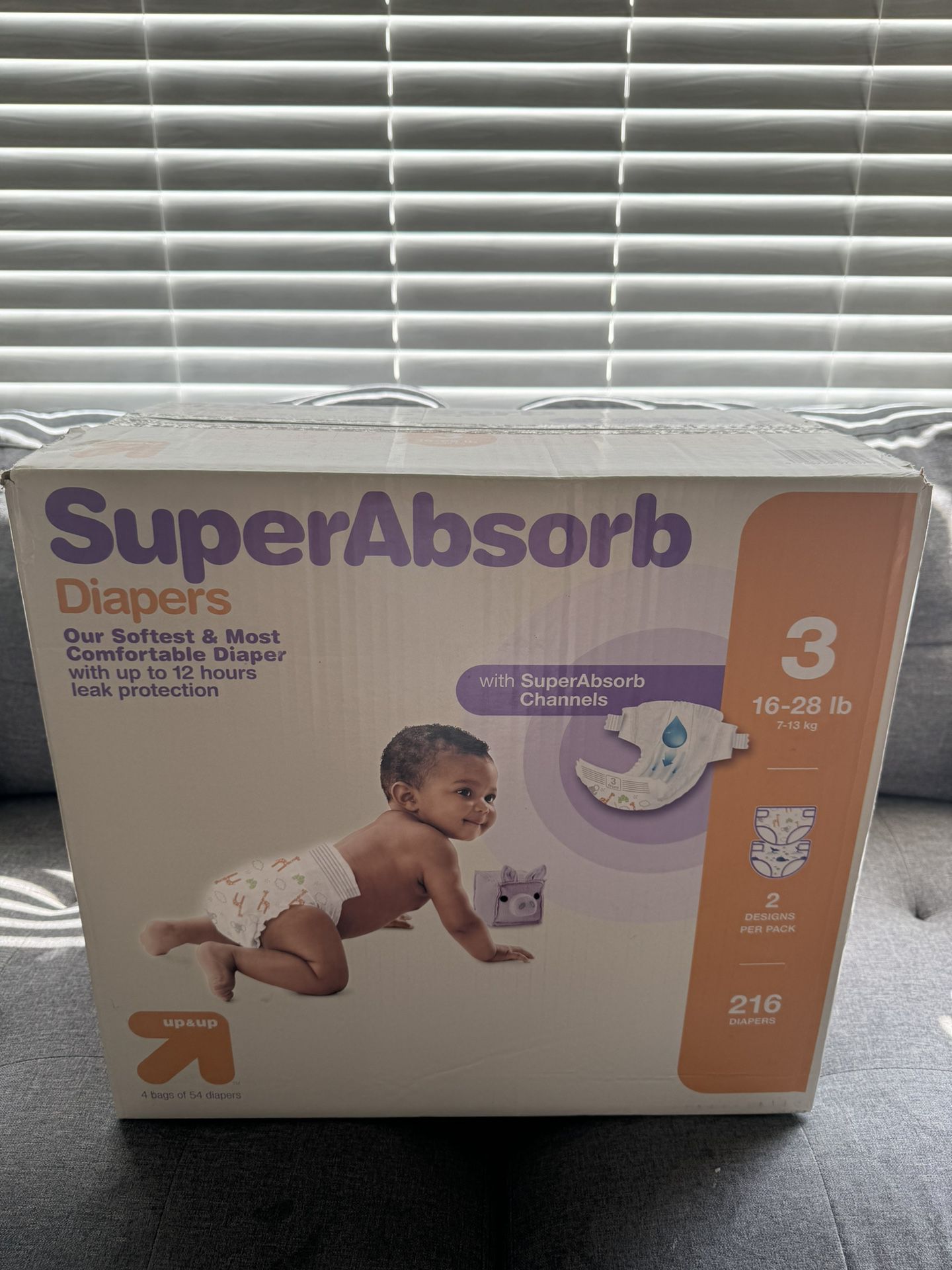 Size 3 Diapers Unopened 
