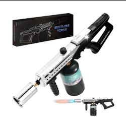 Powerful Propane Torch Gun, Flamethrower With Adjustable Flame, 800,000BTU Bl...