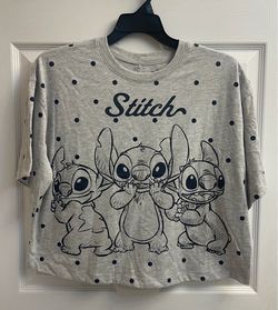 Brand new Juniors Lilo & Stitch boxy tee size M