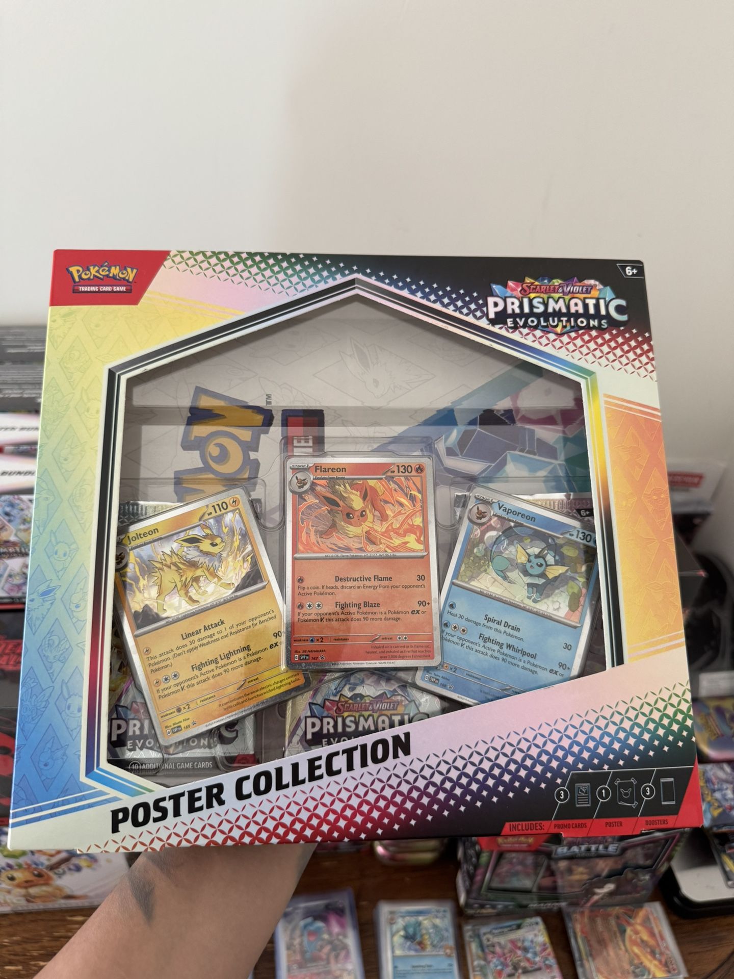 NEW Pokemon Prismatic Evolutions Poster Collection