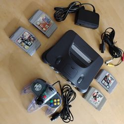 Nintendo 64 Gaming Console Bundle Collection N64 Games And Unit 