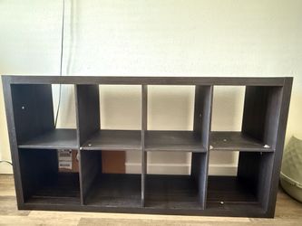 Shelf Unit Black/Brown 30 1/8x57 5/8