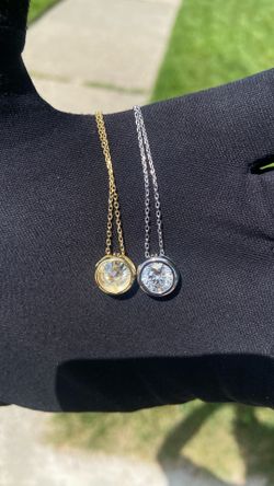 8mm Moissanite Necklace set