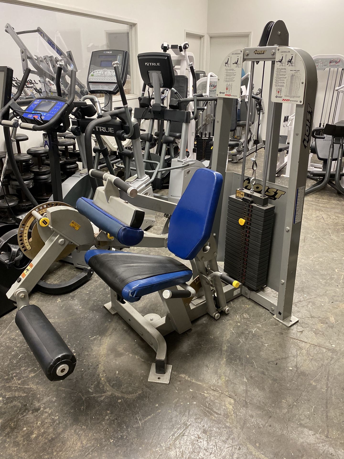 Hoist Leg Curl And Leg Extension Combo Machine, Commercial Gym