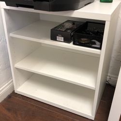 White 3 Tier Open Shelf Organizer 