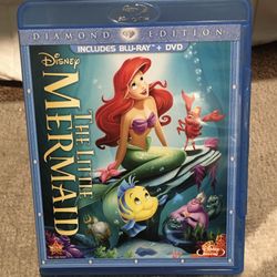 The Little Mermaid Bluray Dvd Movie 