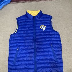 Los Angeles Rams Puffer Vest Large