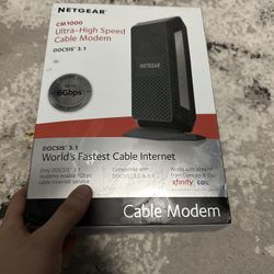 Netgear cable modem docsis 3.1 (CM1000)