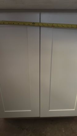 White dove bathroom vanity