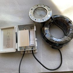 HQUA PN02DC 12V AC LED RGBW Color Change Inground Pool/SPA Light, 6 Inch 15W 1250lm (150W Incandescent Equivalent), with 100” Cord, Fit for 6" Small W