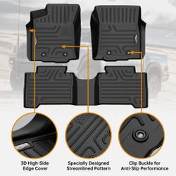Toyota TACOMA 3rd Gen. Floor Mat Set / Gorware Brand