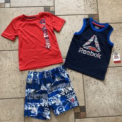 NWT Reebok Boys Active 3pcs Set Size 3T