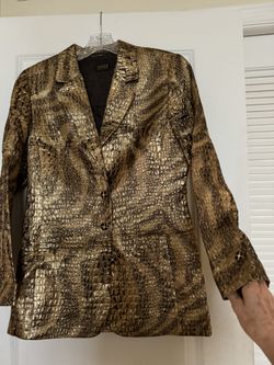 Beautiful Gold With Brown Highlights Bassler Jacket