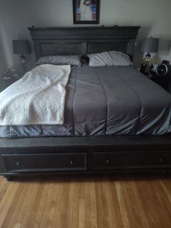 King size bed frame