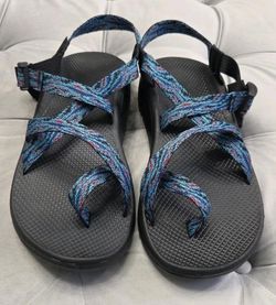 CHACO Z/2 Classic Static Navy Blue Sport Sandals Mens Shoes 12 New JCH108579