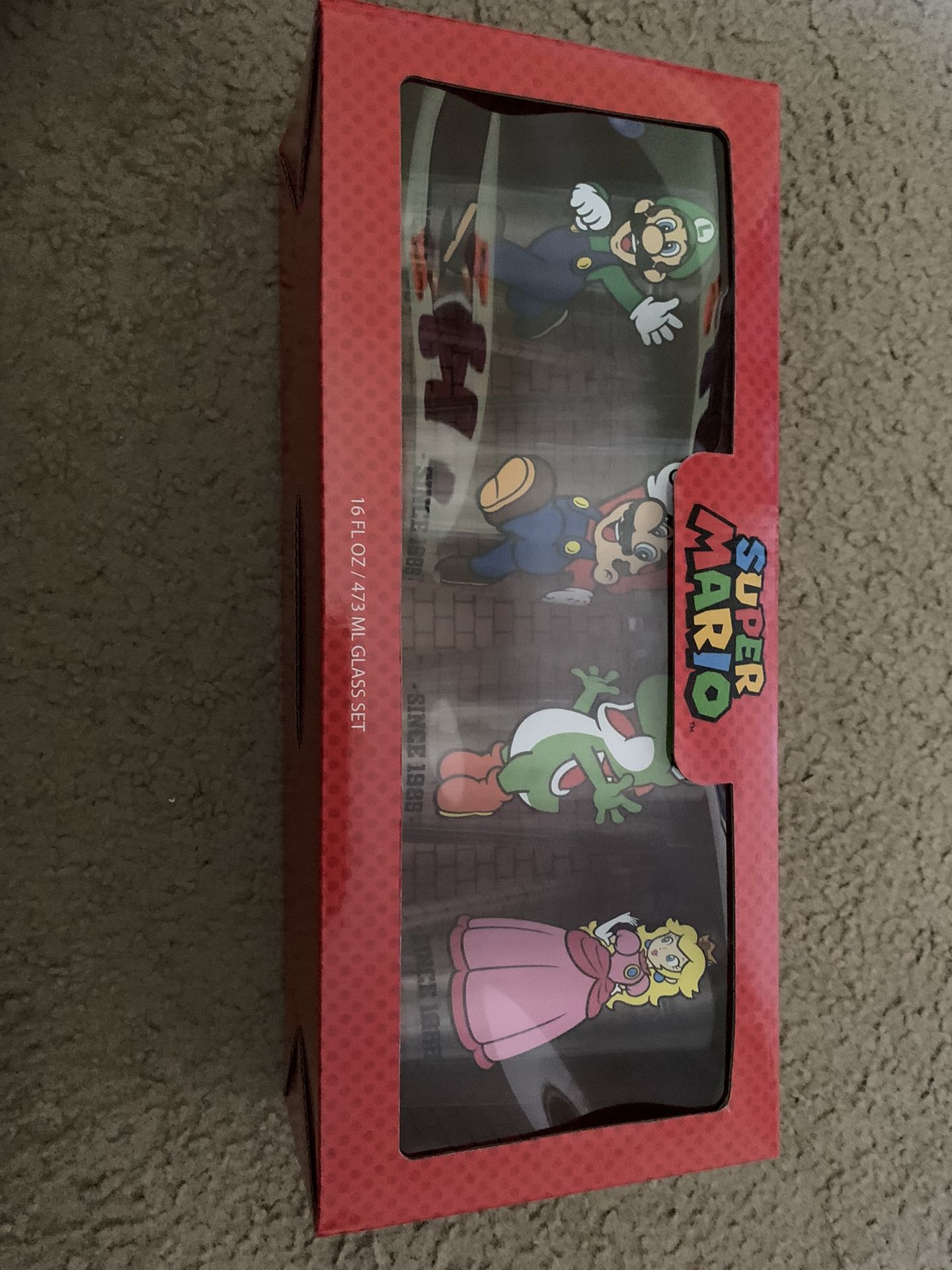 Super Mario Glass Set