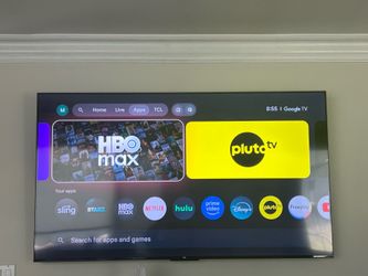 65” TCL TV 4K