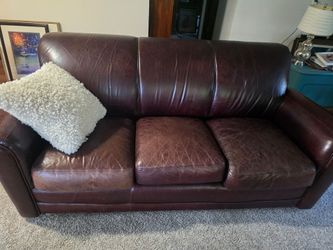 leather couch