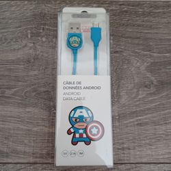 Marvel Captain America Micro USB Cable