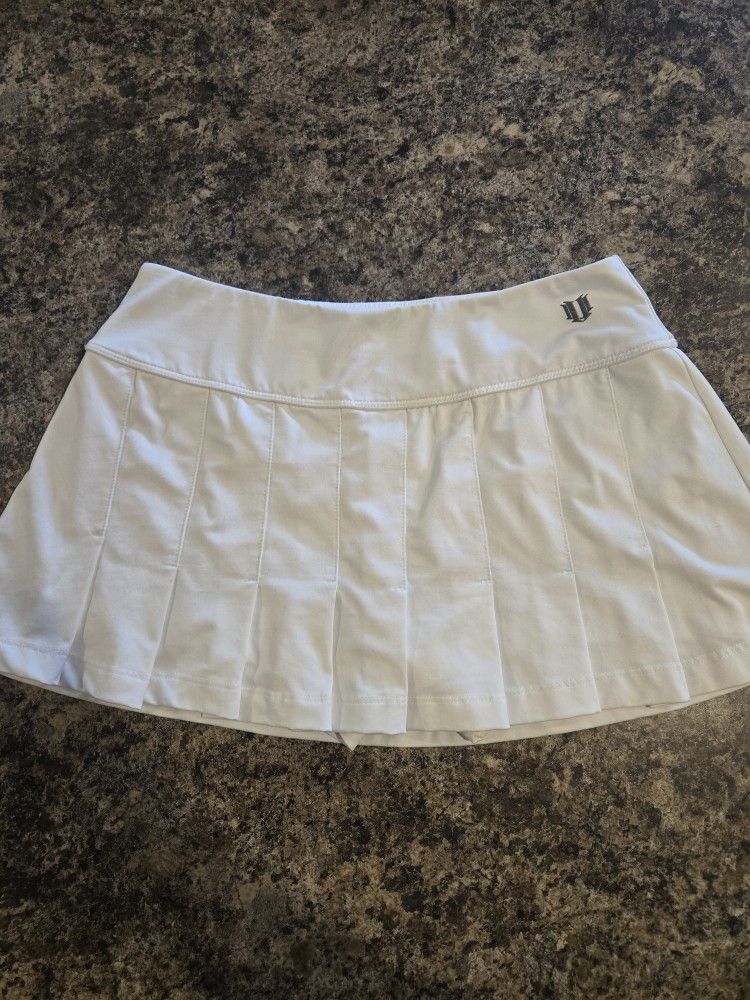 White Venus Williams Tennis Skirt