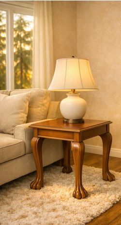 End Table with character.