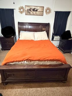Queen bed frame