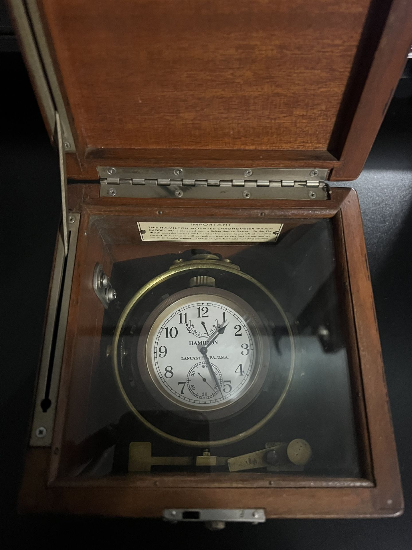 Hamilton Vintage Hamilton Model 22 US Chronometer