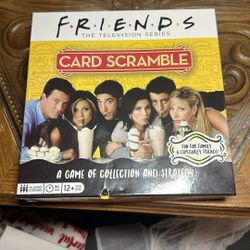 Friends Card Scramble Board Game - Fun Family Party Game for Kids, Teens & Adults - Entertaining Game Night Gift