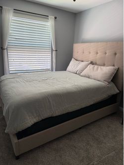 Queen bed frame