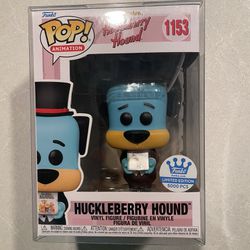 Huckleberry Hound w/ Book LE5000 Funko Pop *MINT* Online Shop Exclusive Hanna Barbera 1153 with protector Hannah Barbara Animation Television