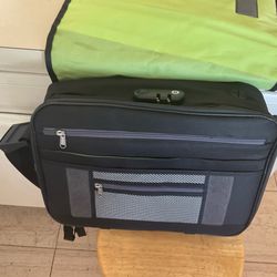 STASHLOGIX Large Locking Organizer Case – Adjustable Dividers, Shoulder Strap, Brand New