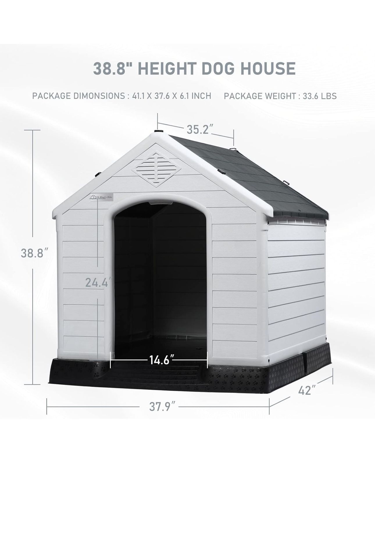 Large Plastic Dog House For Sale New!