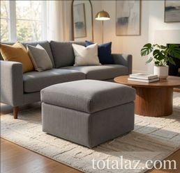 Upholstered Ottoman Square