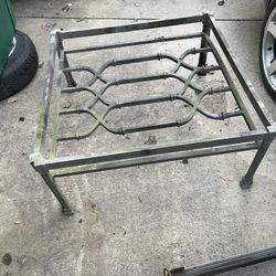 Cast Aluminum Table Ornate