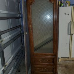 Curio Cabinets Both 80.00 50.00 a Piece 