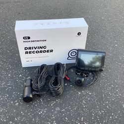Dash Cam Front and Rear, Dash Camera for Cars with 32G Card Super Night Vision, Car Dash Cam 4k