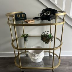 Gold Bar Cart