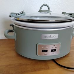 Green Crockpot Slow Cooker