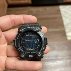 Nice G Shock  Black Background And White Digits 