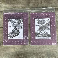 Lot of 2 Folkwear Flamenco Belly Dance Sewing Patterns Uncut