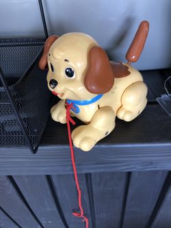 Pull toy dog