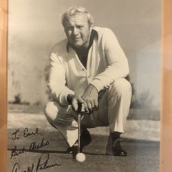 Authentic Arnold Palmer Signed Photo