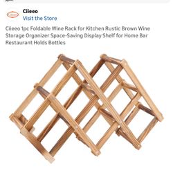 Brand New Unused Foldable Wine Rack